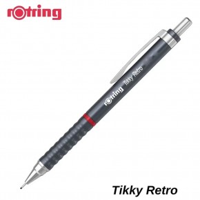 Rotring Versatil Kalem Tıkky Retro Metalik Gri 0.5 MM 2202567 (1 Adet)