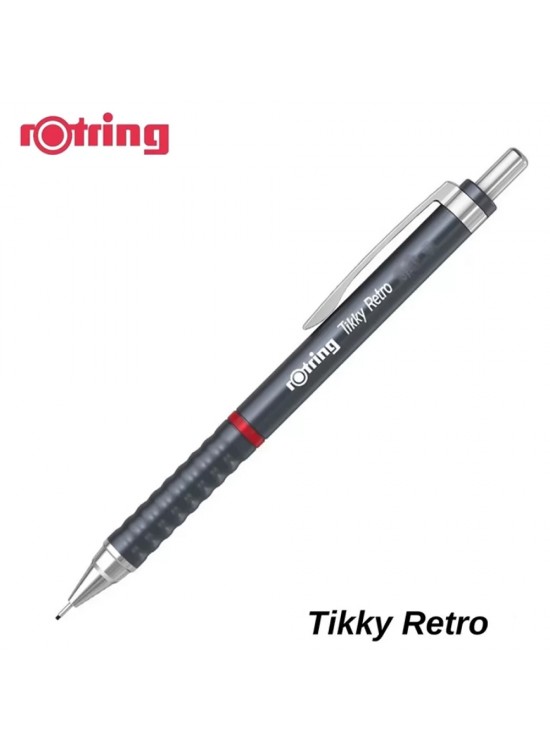 Rotring Versatil Kalem Tıkky Retro Metalik Gri 0.5 MM 2202567 (1 Adet) Rotring Versatil Kalem Tıkky Retro Metalik Gri 0.5 MM 2202567 (1 Adet)