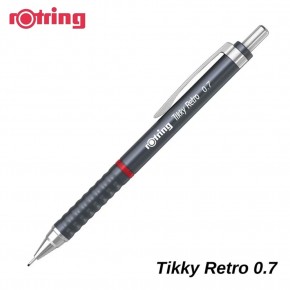 Rotring Versatil Kalem Tıkky Retro Metalik Gri 0.7 MM 2202570 (1 Adet)