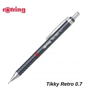 Rotring Versatil Kalem Tıkky Retro Metalik Gri 0.7 MM 2202570 (1 Adet)