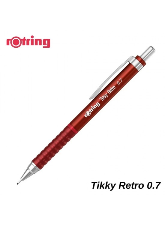 Rotring Versatil Kalem Tıkky Retro Metalik Kırmızı 0.5 MM 2202568 (1 Adet)