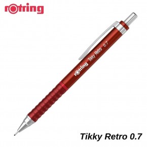 Rotring Versatil Kalem Tıkky Retro Metalik Kırmızı 0.7 MM 2202631 (1 Adet)