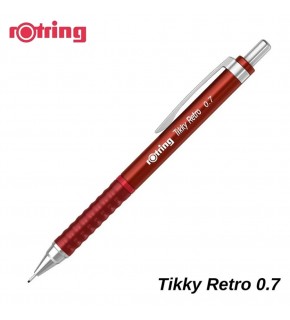 Rotring Versatil Kalem Tıkky Retro Metalik Kırmızı 0.7 MM 2202631 (1 Adet)