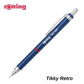 Rotring Versatil Kalem Tıkky Retro Metalik Mavi 0.5 MM 2202566 (1 Adet)