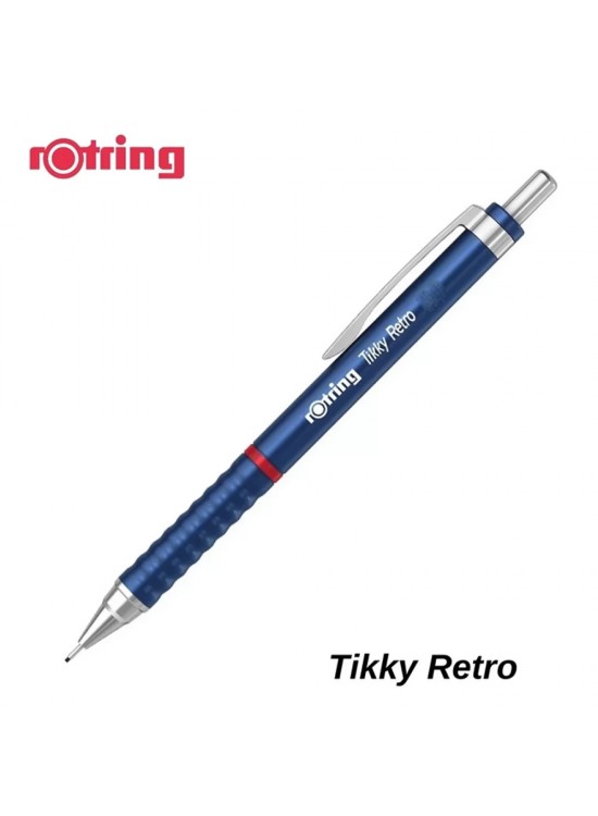 Rotring Versatil Kalem Tıkky Retro Metalik Mavi 0.5 MM 2202566 (1 Adet)