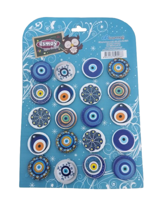 Rozet Nazar Boncuğu Karışık R42 (1 Adet)