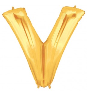 Rps Folyo Balon 16" Harf Gold V