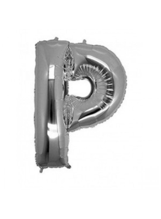 Rps Folyo Balon 16" Harf Gümüş P Rps Folyo Balon 16" Harf Gümüş P