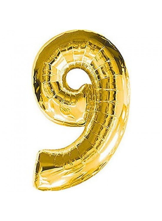 Rps Folyo Balon 16" Rakam Gold 9