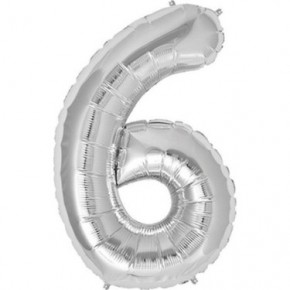 Rps Folyo Balon 16" Rakam Gümüş 6