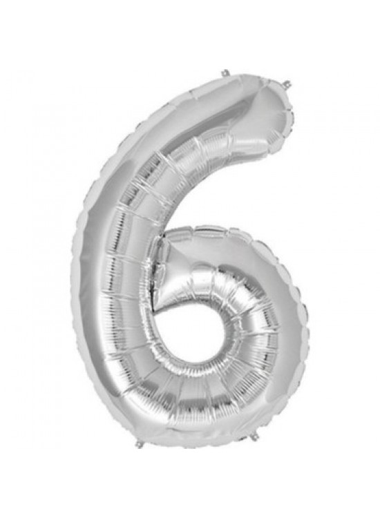 Rps Folyo Balon 16" Rakam Gümüş 6