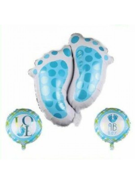Rps Folyo Balon Ayak Foot Blue Seti 3 Lü 30" 9840 Rps Folyo Balon Ayak Foot Blue Seti 3 Lü 30" 9840