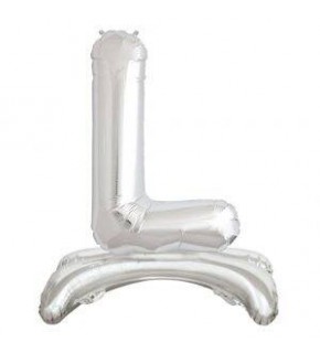 Rps Folyo Balon Ayaklı Harf Gümüş 32" L 1379