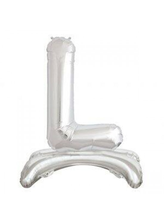 Rps Folyo Balon Ayaklı Harf Gümüş 32" L 1379
