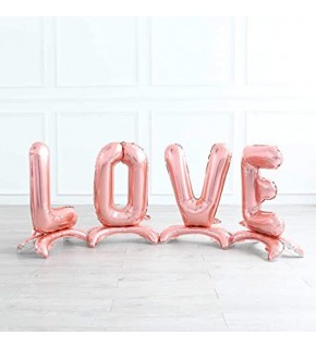 Rps Folyo Balon Ayaklı Stand Love Pınk 1812