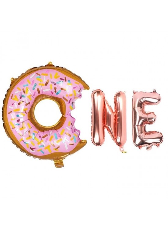 Rps Folyo Balon Donut One Rose 30" 2895 Rps Folyo Balon Donut One Rose 30" 2895