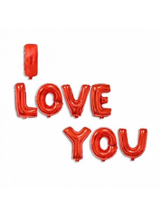 Rps Folyo Balon Duvar I Love You 18" Red 9511 Rps Folyo Balon Duvar I Love You 18" Red 9511