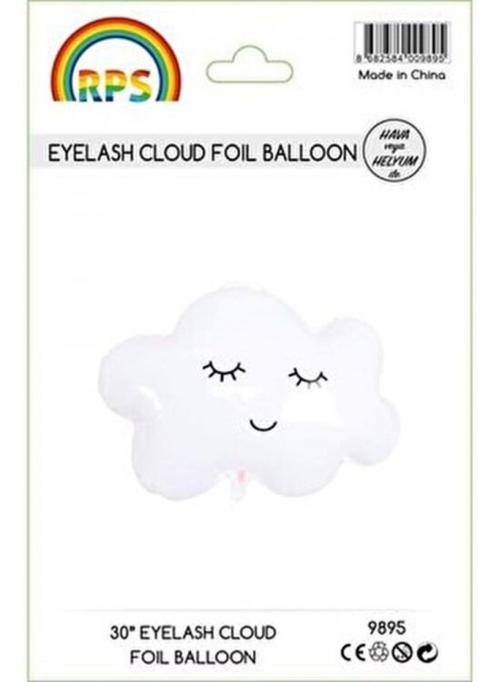 Rps Folyo Balon Gökyüzü Eyelash Cloud 30" 9895 Rps Folyo Balon Gökyüzü Eyelash Cloud 30" 9895