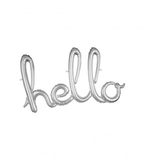 Rps Folyo Balon Hello Gümüş Birleşik 100X55 1776