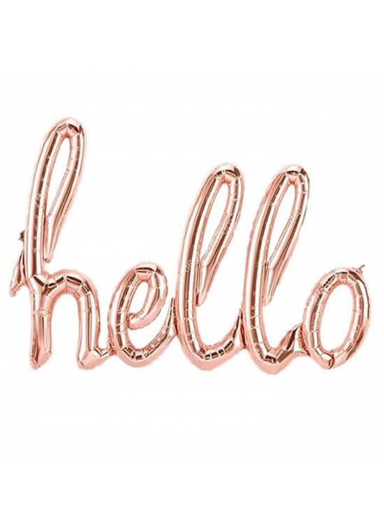 Rps Folyo Balon Hello Rose Birleşik 100X55 1509 Rps Folyo Balon Hello Rose Birleşik 100X55 1509