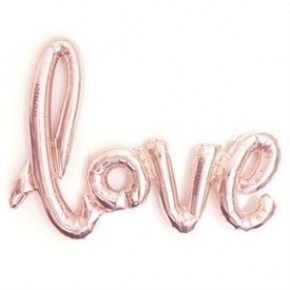 Rps Folyo Balon Love Banner Rose 40" 2209