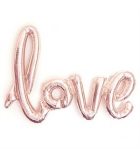 Rps Folyo Balon Love Banner Rose 40" 2209