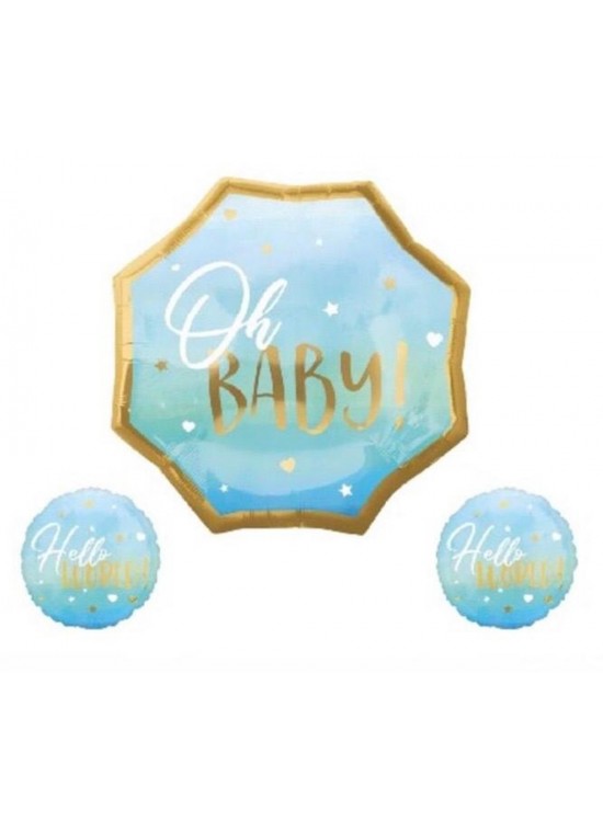 Rps Folyo Balon Oh Baby Seti 3 Lü Blue 24" 6870 Rps Folyo Balon Oh Baby Seti 3 Lü Blue 24" 6870