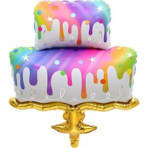 Rps Folyo Balon Pasta Cake Raınbow 45" 0167