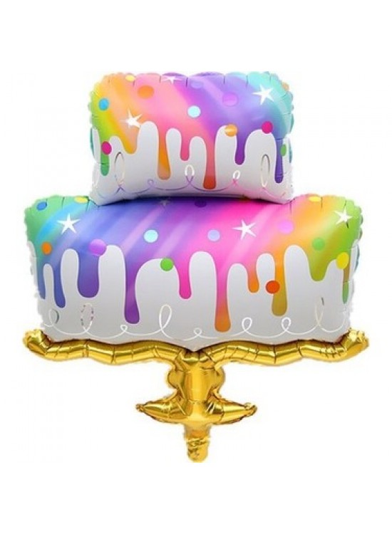 Rps Folyo Balon Pasta Cake Raınbow 45" 0167 Rps Folyo Balon Pasta Cake Raınbow 45" 0167