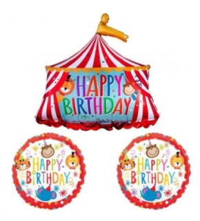 Rps Folyo Balon Sirk Seti 3 Lü 32"