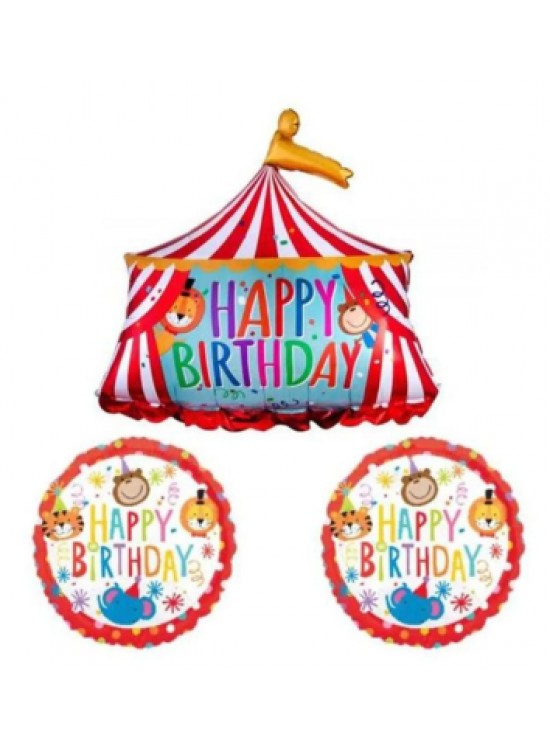 Rps Folyo Balon Sirk Seti 3 Lü 32"