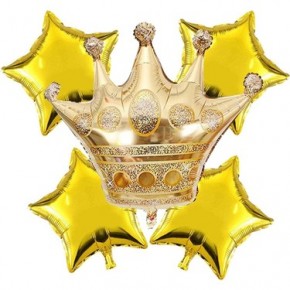 Rps Folyo Balon Taç Set Gold 24" 2672