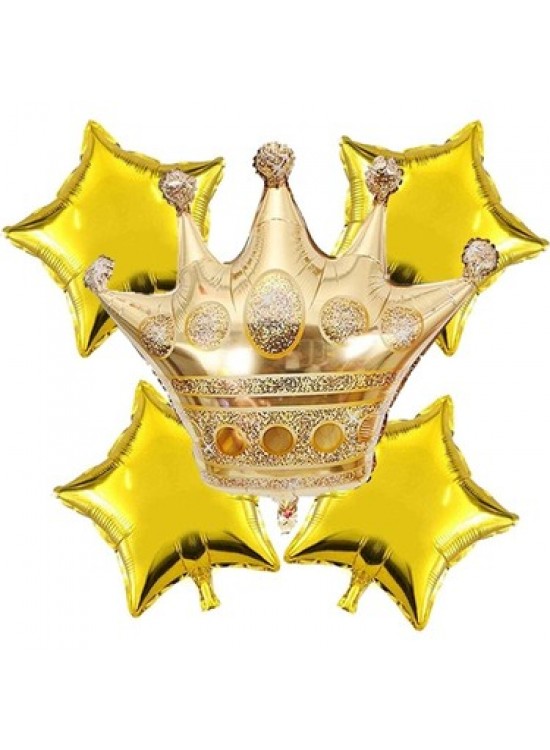 Rps Folyo Balon Taç Set Gold 24" 2672 Rps Folyo Balon Taç Set Gold 24" 2672