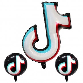 Rps Folyo Balon Tiktok Seti 3 Lü 28"