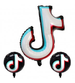 Rps Folyo Balon Tiktok Seti 3 Lü 28"
