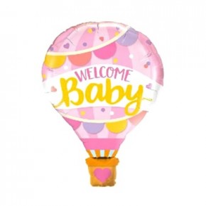 Rps Folyo Balon Welcome Baby Pınk 34" 2994