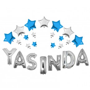 Rps Folyo Balon . Yaşında Duvar Süs Blue 16" 2198