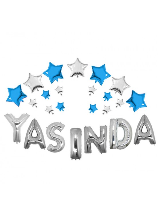 Rps Folyo Balon . Yaşında Duvar Süs Blue 16" 2198 Rps Folyo Balon . Yaşında Duvar Süs Blue 16" 2198