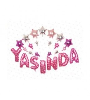 Rps Folyo Balon . Yaşında Duvar Süs Pınk 16" 1332