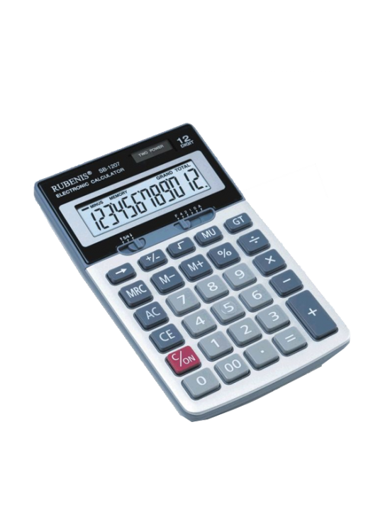 Rubenis Hesap Makinesi 12 Hane SB-1207 Rubenis Hesap Makinesi 12 Hane SB-1207