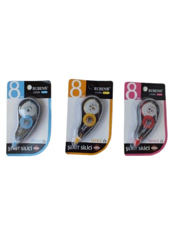 Rubenis Şerit Silici 5mmx8mt 3 Renk 1008 (1 Adet)