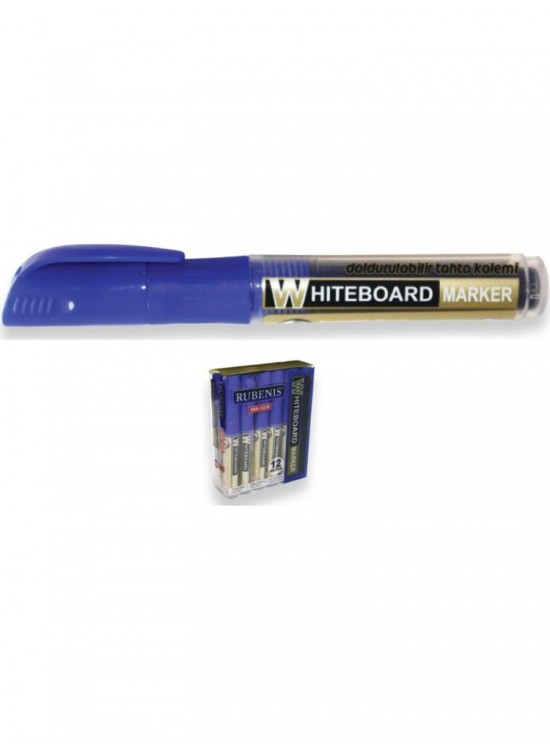 Rubenis Tahta Kalemi Kartuşlu Mavi RBM-102/M (1 Adet)