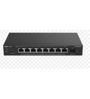 Ruijie-Reyee RG-EG209MG-P 9 port 10-100-1000Mbps Yönetilebilir Switch 1 x10G SFP 8 Port Poe+130W