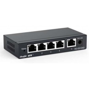 Ruijie-Reyee RG-ES105D 5-Port 10-100 Mbps Switch Metal Kasa