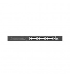Ruijie-Reyee RG-ES126S-LP 24 Port Poe+ 10-100 Mbps + 2 Port 10-100-1000 Mbps Uplink Switch