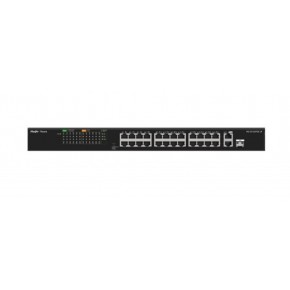 Ruijie-Reyee RG-ES126S-P 26 Port 10-100 Mbps 1 Port Uplink + 1 Port 10-100-1000 Mbps Poe 370W Switch