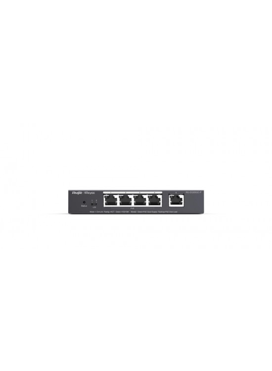 Ruijie-Reyee RG-ES205GC-P  4Port POE+ 10-100-1000 Mbps+1 Port 10-100-1000 Mbps Gb Yönetilebilir 54W