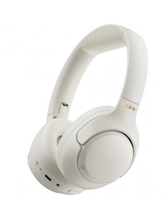 S-link DOOB Beyaz Hybrid ANC Bluetooth Kulaklık