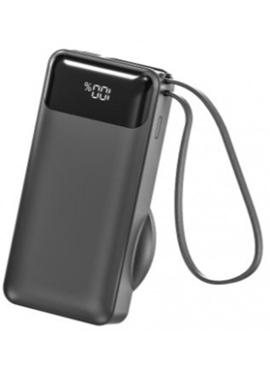 S-link G360 10000mAh PD35W+Magsafe 15W Type-C Kablolu Siyah LCD Taşınabilir  Powerbank