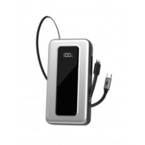 S-link IP-G20M 20000mAh PD65W Makaralı Siyah LCD Taşınabilir Pil Şarj Cihazı Powerbank
